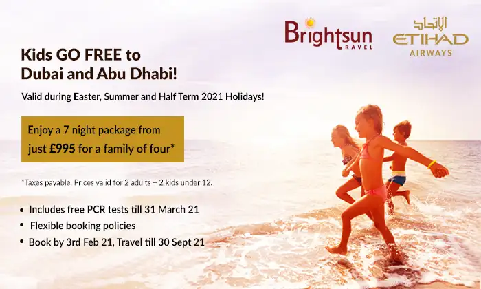 Kids Go Free Offers to Dubai and Abu-Dhabi